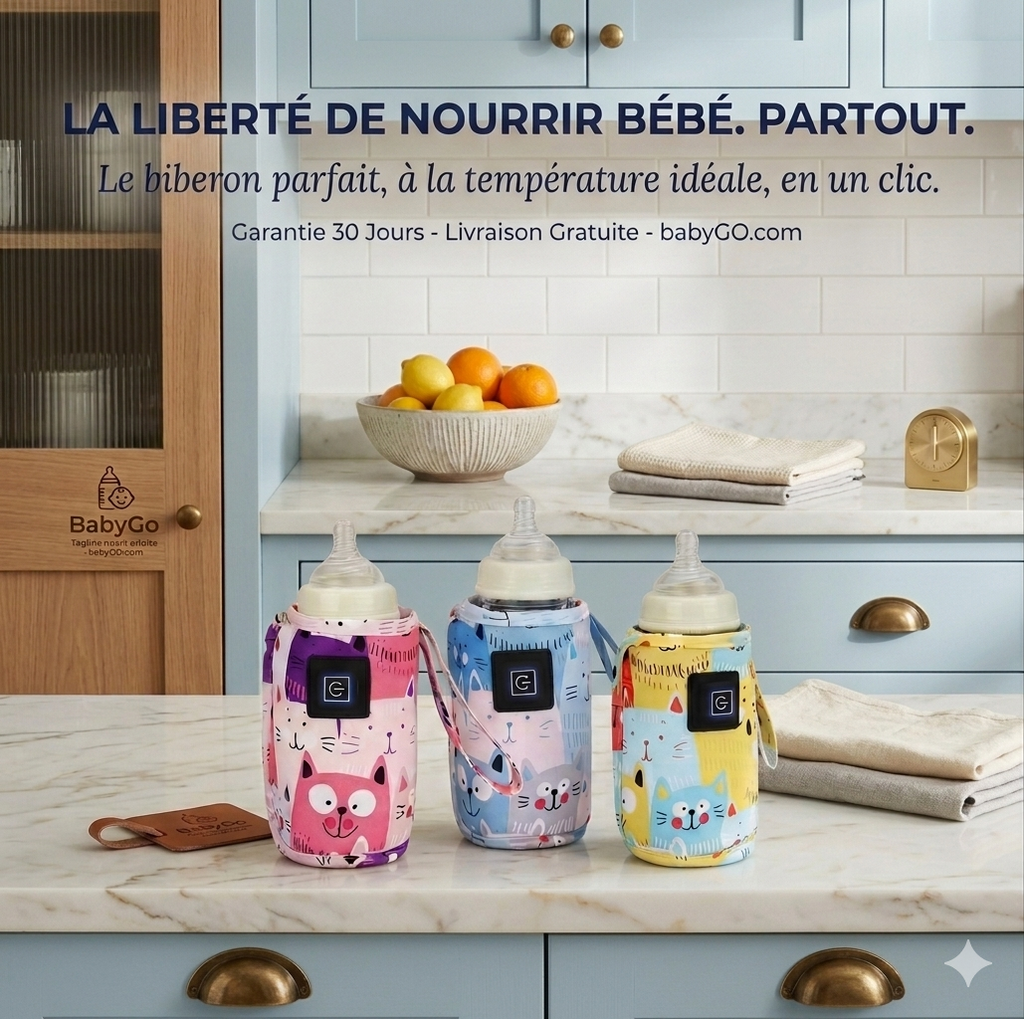 Chauffe-biberon portable USB – BabyGo