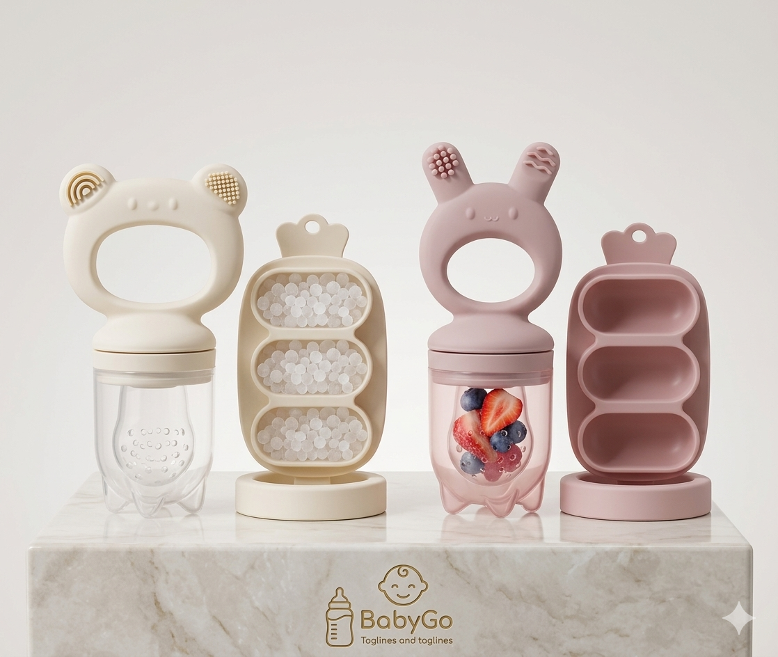 Tétine de fruits bébé en silicone – Anti-étouffement